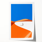 Extra large rolled print of a Middle Eastern scenery in Oman, featuring earthy tones, ideal for art wall dining room.