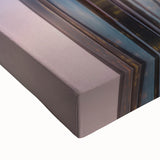 Large art of Abu Dhabi landscape in black and white tones on stretched canvas, suitable for bedroom wall decor.