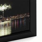 Black wall art featuring a textured, colorful abstract design on a framed canvas, ideal for living room decor.