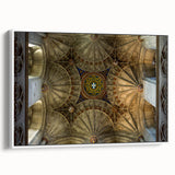 Vintage poster art of Canterbury, New Zealand, featuring colorful art on extra large framed canvas.