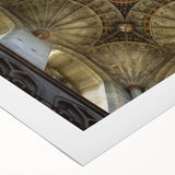 Art deco poster featuring the Canterbury, New Zealand scenery in muted earth tones on rolled canvas.