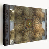 Large stretched canvas print of a New Zealand Canterbury landscape in soft earth tones, ideal for kitchen wall art.