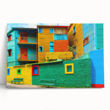 Black and white photo of Buenos Aires cityscape on stretched canvas, ideal for kitchen wall art or bedroom decor.