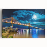 Black and white image of an Argentine landscape on stretched canvas, ideal for kitchen wall art.