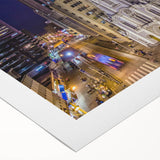 Art deco poster featuring a vintage Colombian scenery in muted earth tones on rolled canvas, suitable for dining room decor.