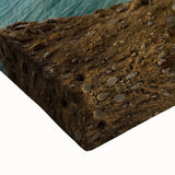 Black and white landscape art painting of Peruvian scenery on large stretched canvas, suitable for bedroom wall decor.