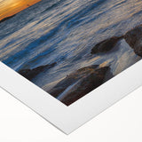 Art deco poster featuring Alabama scenery in muted earth tones on rolled canvas, suitable for dining room decor.