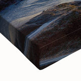 Black and white landscape art painting of an Alabama scenery on a large stretched canvas, suitable for bedroom decor.