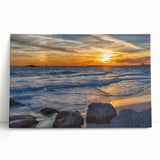 Black and white stretched canvas featuring a panoramic Alabama landscape, ideal for kitchen wall art.