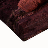 Large art of Monument Valley in black and white tones on stretched canvas, suitable for bedroom wall decor.