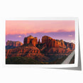 Rolled print of Sedona, Arizona scenery in soft earth tones, ideal for art wall dining room or classy bathroom wall art.