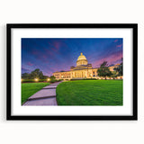 Abstract art print featuring textured, colorful patterns on a large canvas, ideal for living room decor.