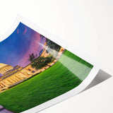 Extra large wall art featuring line art flowers in muted earth tones on a rolled canvas, ideal for large living room decor.