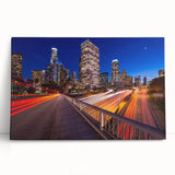 Black and white stretched canvas of Beverly Hills scenery, ideal for kitchen wall art or bedroom placement.