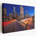 Scenic Beverly Hills landscape on a large stretched canvas in natural and green tones, suitable for kitchen wall art.