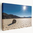 Death Valley landscape on large stretched canvas in earth tones, suitable for kitchen wall art.