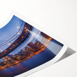 Extra large wall art featuring line art flowers in muted tones on a rolled print, ideal for large living room decor.