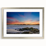 Textured art of abstract Santa Barbara scenery in muted earth tones on a framed canvas, suitable for bedroom decor.