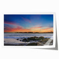 Extra large rolled print of Santa Barbara scenery with vibrant floral elements on canvas, ideal for art wall dining room.