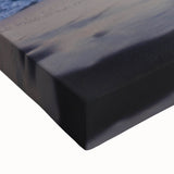 Black and white landscape painting of Santa Barbara on stretched canvas, suited for bedroom wall art.