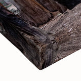 Black and white landscape art painting of California's Sequoia on stretched canvas, ideal for bedroom decor.