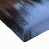 Black and white landscape art painting of the Sierra Nevada on stretched canvas, ideal for bedroom wall art.