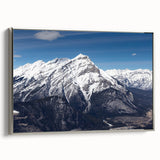 Framed canvas landscape art painting of Vail, Colorado, featuring vibrant autumn colors, ideal for living room decor.