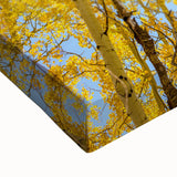 Large art canvas featuring a black and white landscape painting of Aspen, Colorado, ideal for bedroom decor.