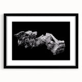 Abstract art print of Telluride, Colorado, featuring vibrant, colorful textures on a large framed canvas.