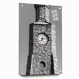 Acrylic print of Daytona scenery with muted blue and beige tones, suitable for bedroom or dining room decor.