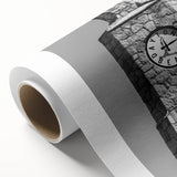 Art Deco style poster of Daytona scenery on rolled canvas, featuring pastel shades, ideal for nursery wall art.