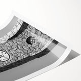 Extra large wall art featuring line art flowers in black and white, ideal for large living room wall decor.