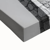 Black and white landscape art painting of Daytona on stretched canvas, ideal for bedroom wall art.