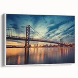 Vintage poster art of Delaware scenery on framed canvas, featuring colorful art in extra large size.