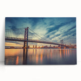 Black and white photo of Delaware scenery on stretched canvas, suitable as large kitchen wall art or for bedroom ambiance.