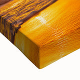 Black and white landscape art painting of Palm Beach on stretched canvas, suited for bedroom wall decor.