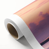 Art Deco style poster of Tampa skyline in pastel shades on rolled canvas, suitable for nursery wall art.