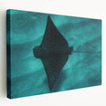 Large art print of Oahu, Hawaii scenery on stretched canvas, featuring lush green tones, ideal for kitchen wall art.