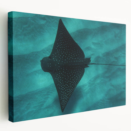 Large art print of Oahu, Hawaii scenery on stretched canvas, featuring lush green tones, ideal for kitchen wall art.