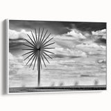 Vintage poster art of Iowa scenery on extra large framed canvas with colorful accents, suitable for living room decor.