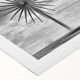 Art deco poster of Iowa scenery on rolled canvas, featuring muted green and beige tones, ideal for dining room wall art.