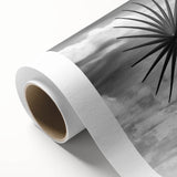 Art Deco style poster of Iowa scenery in pastel colors on rolled canvas, ideal for nursery wall art.