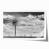 Rolled print of Iowa scenery with muted earth tones, ideal for art wall dining room.