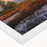 Art deco poster of Kentucky scenery in pastel colors on rolled canvas, suitable for dining room wall art.