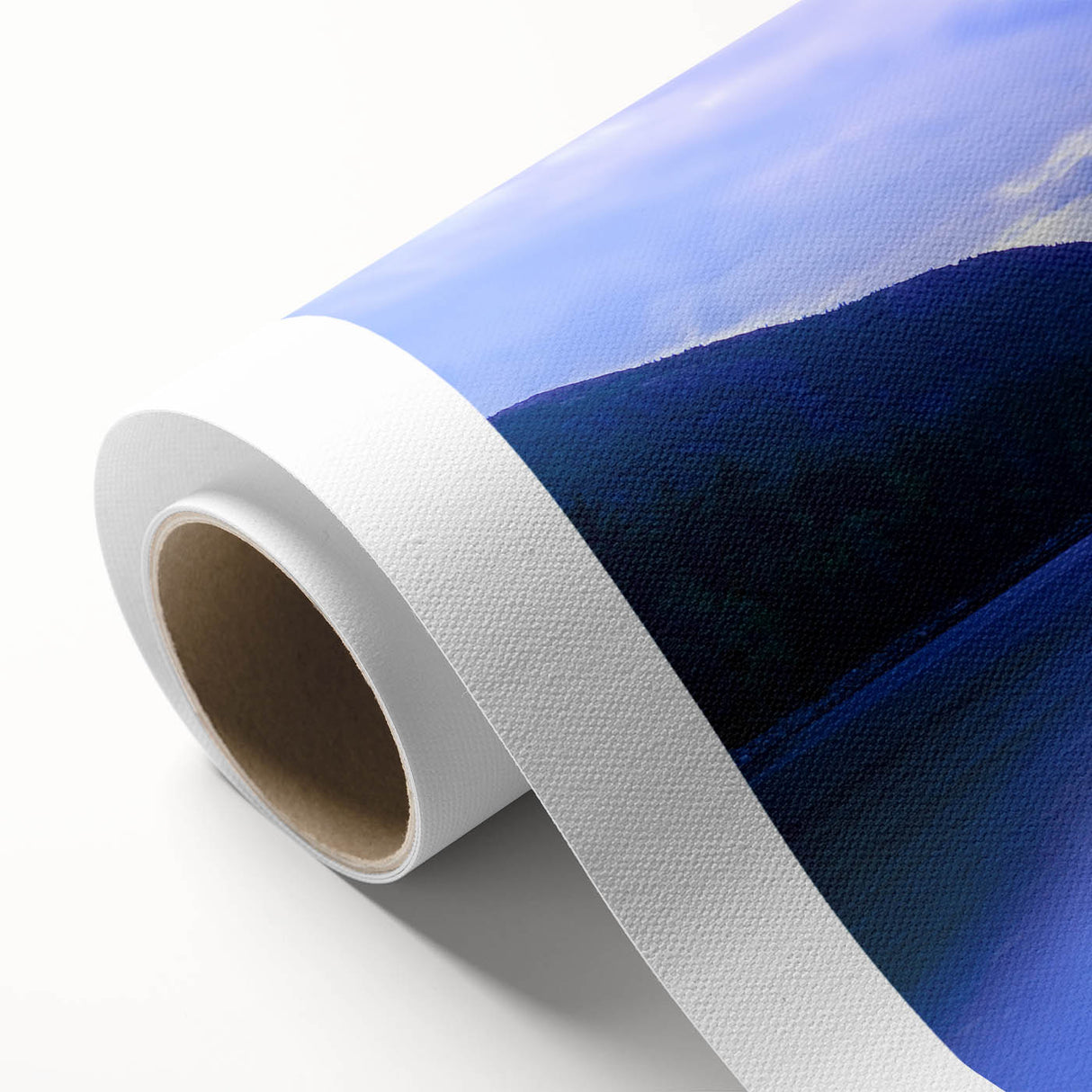 Art Deco style poster of Acadia, Maine scenery on rolled canvas, featuring soft pastel colors, ideal for nursery wall art.
