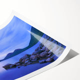 Extra large wall art featuring line art flowers in subtle hues on a rolled canvas, ideal for large living room decor.