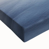 Black and white landscape art painting of a serene Maine scenery on stretched canvas, suitable for bedroom decor.