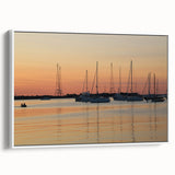 Vintage poster art of Annapolis, Maryland, in vibrant colors on a large framed canvas, ideal for living room decor.