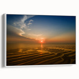 Vintage poster art of Cape Cod with vibrant colors on a large framed canvas, ideal for living room decor.