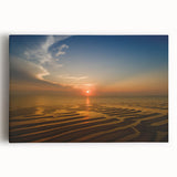Black and white stretched canvas of Cape Cod Massachusetts scenery, suitable as large kitchen wall art.